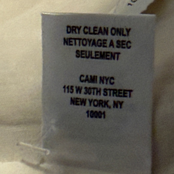 NWT CAMI NYC Cara Silk Cami Nude Flutter Strap Silk Top Medium - Picture 10 of 12